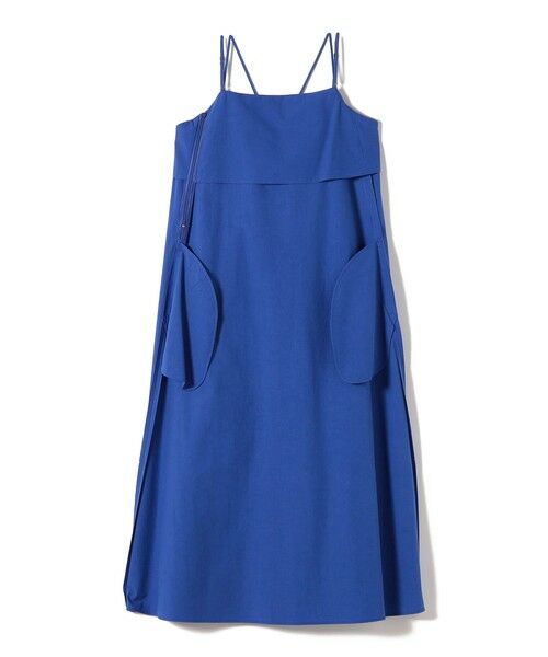 SHIPS / シップス ロング・マキシ丈ワンピース | SHIPS Primary Navy Label:〈手洗い可能〉近江晒 フレア キャミ ワンピース | 詳細3