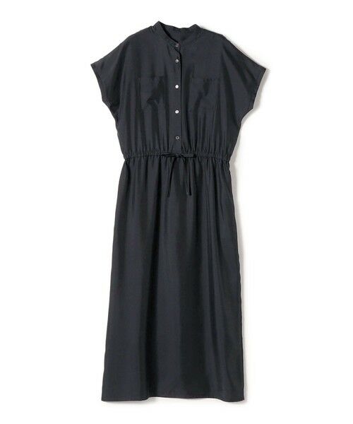 SHIPS / シップス ロング・マキシ丈ワンピース | 《予約》〈手洗い可能〉キュプラ ポリエステル ドロスト ワンピース | 詳細22