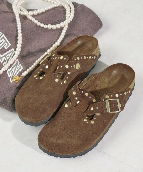 SHIPS / シップス サンダル | 《予約》【SHIPS EXCLUSIVE】BIRKENSTOCK: BOSTON REVET（ブラウン）