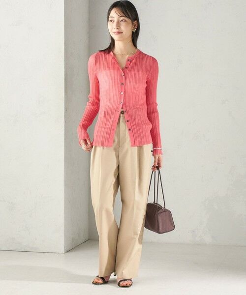 SHIPS / シップス カーディガン・ボレロ | 《予約》〈手洗い可能〉シアー リブ ニット カーディガン | 詳細11