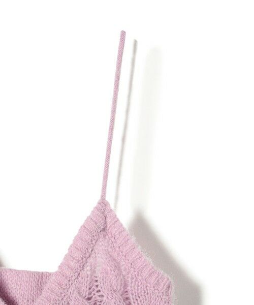 SHIPS / シップス キャミソール・チューブトップ | 《予約》ペプラム ニット キャミソール | 詳細18