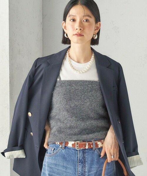 SHIPS / シップス ベルト・サスペンダー | 《予約》30mm ハラコ ベルト | 詳細2