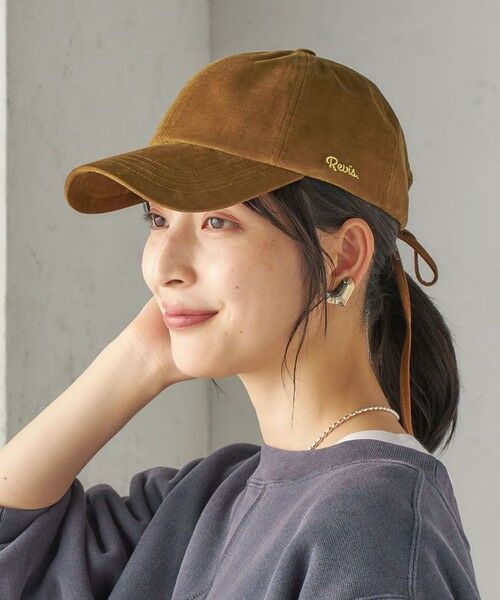 SHIPS / シップス キャップ | 《予約》Revis.: コーデュロイ リボン キャップ | 詳細2