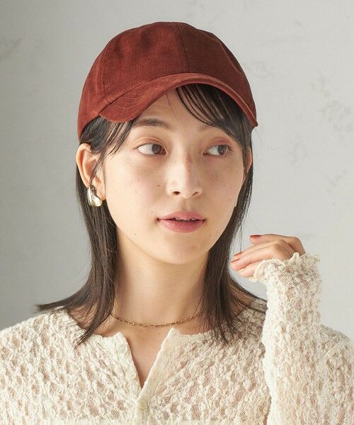 SHIPS / シップス キャップ | 《予約》Revis.: コーデュロイ リボン キャップ | 詳細12