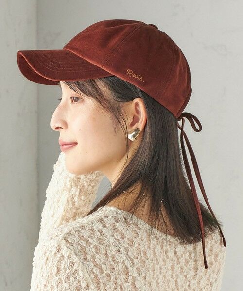 SHIPS / シップス キャップ | 《予約》Revis.: コーデュロイ リボン キャップ | 詳細13