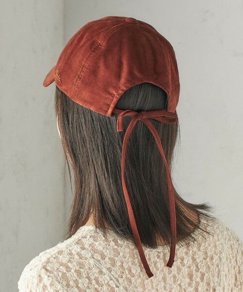 SHIPS / シップス キャップ | 《予約》Revis.: コーデュロイ リボン キャップ | 詳細14