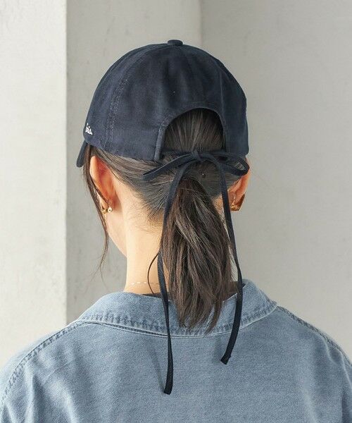 SHIPS / シップス キャップ | 《予約》Revis.: コーデュロイ リボン キャップ | 詳細20