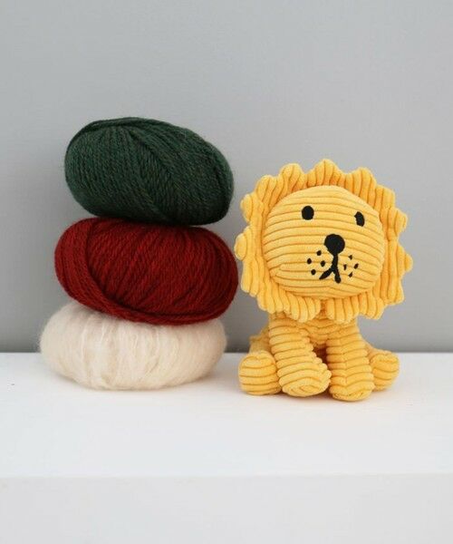 SHIPS / シップス ベビー・キッズグッズ | BON TON TOYS:CORD Elephant/bear/Loion ぬいぐるみ（イエロー）