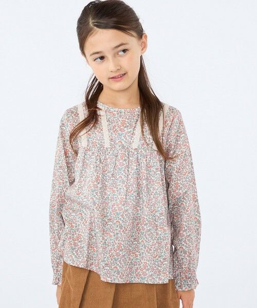 SHIPS / シップス シャツ・ブラウス | SHIPS KIDS:100〜130cm / リバティ ギャザー ブラウス | 詳細2