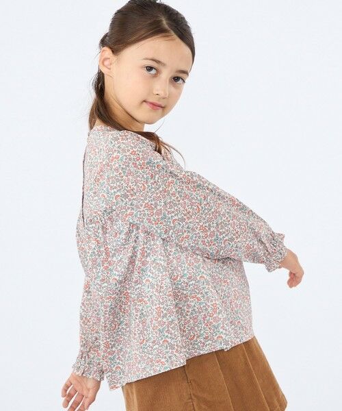 SHIPS / シップス シャツ・ブラウス | SHIPS KIDS:100〜130cm / リバティ ギャザー ブラウス | 詳細3