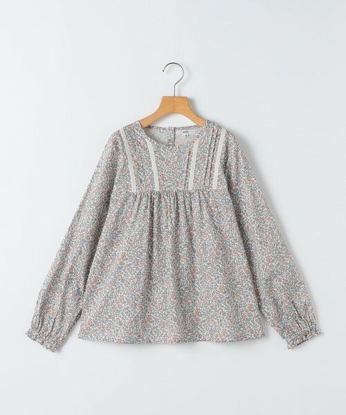 SHIPS / シップス シャツ・ブラウス | SHIPS KIDS:140cm / リバティ ギャザー ブラウス（ピンク系）