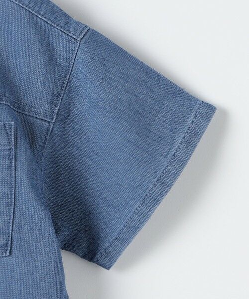 SHIPS / シップス シャツ・ブラウス | SHIPS KIDS:100〜130cm /〈接触冷感〉ドライメッシュ デニム バンドカラー シャツ | 詳細11