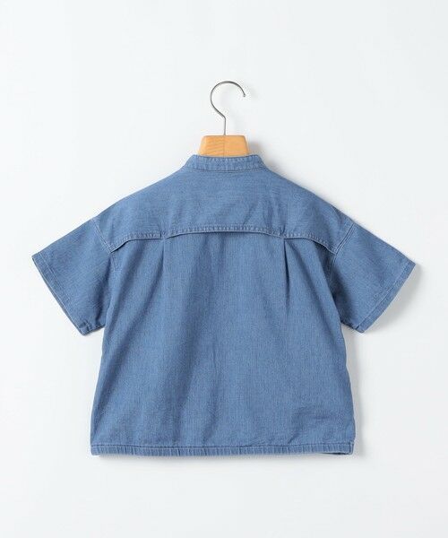 SHIPS / シップス シャツ・ブラウス | SHIPS KIDS:100〜130cm /〈接触冷感〉ドライメッシュ デニム バンドカラー シャツ | 詳細8