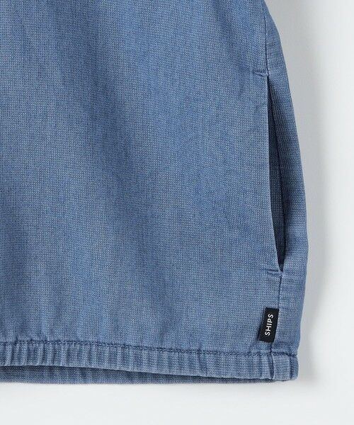 SHIPS / シップス シャツ・ブラウス | SHIPS KIDS:140〜160cm /〈接触冷感〉ドライメッシュ デニム バンドカラー シャツ | 詳細5