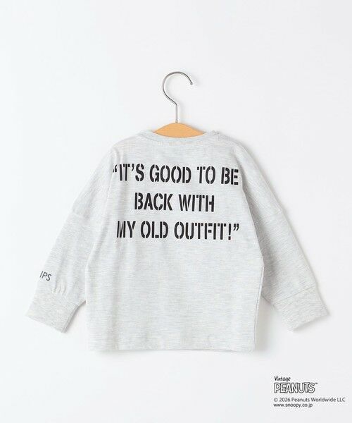 SHIPS / シップス Tシャツ | SHIPS KIDS:80〜90cm / PEANUTS FA プリント ロングスリーブ Tシャツ | 詳細1