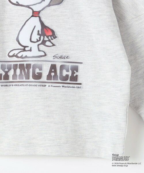 SHIPS / シップス Tシャツ | SHIPS KIDS:80〜90cm / PEANUTS FA プリント ロングスリーブ Tシャツ | 詳細4