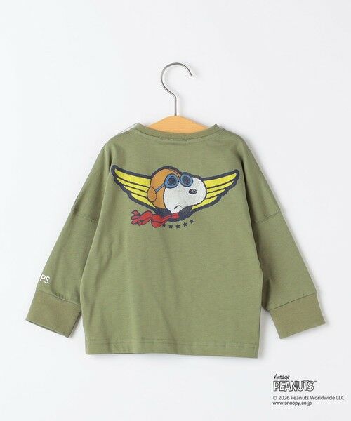 SHIPS / シップス Tシャツ | SHIPS KIDS:80〜90cm / PEANUTS FA プリント ロングスリーブ Tシャツ | 詳細9