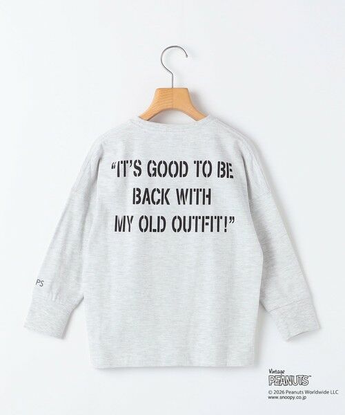SHIPS / シップス Tシャツ | SHIPS KIDS:100〜130cm / PEANUTS FA プリント ロングスリーブ Tシャツ | 詳細1