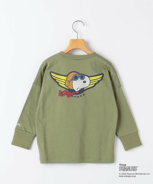 SHIPS / シップス Tシャツ | SHIPS KIDS:100〜130cm / PEANUTS FA プリント ロングスリーブ Tシャツ | 詳細3