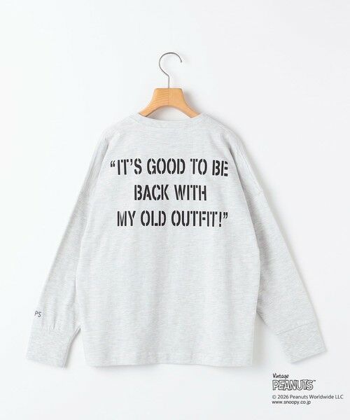 SHIPS / シップス Tシャツ | SHIPS KIDS:140〜160cm / PEANUTS FA プリント ロングスリーブ Tシャツ | 詳細1