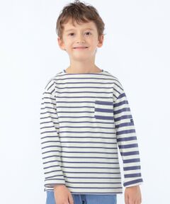 SHIPS / シップス Tシャツ | SHIPS KIDS:100〜130cm /クレイジーパターン ボーダー ロングスリーブ Tシャツ