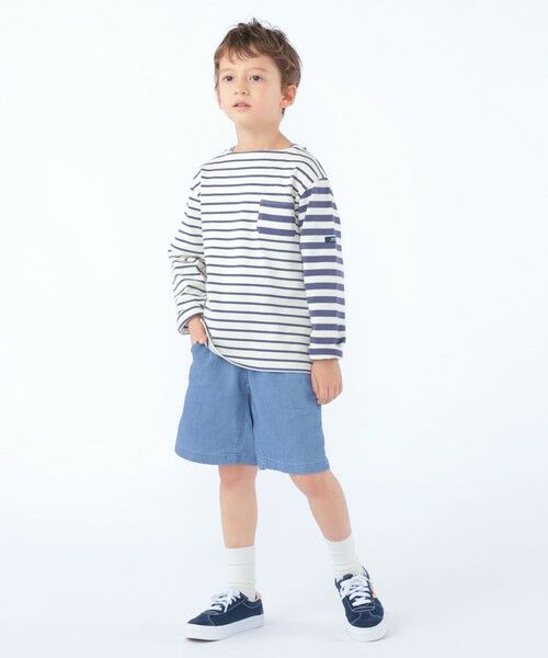 SHIPS / シップス Tシャツ | SHIPS KIDS:100〜130cm /クレイジーパターン ボーダー ロングスリーブ Tシャツ | 詳細5