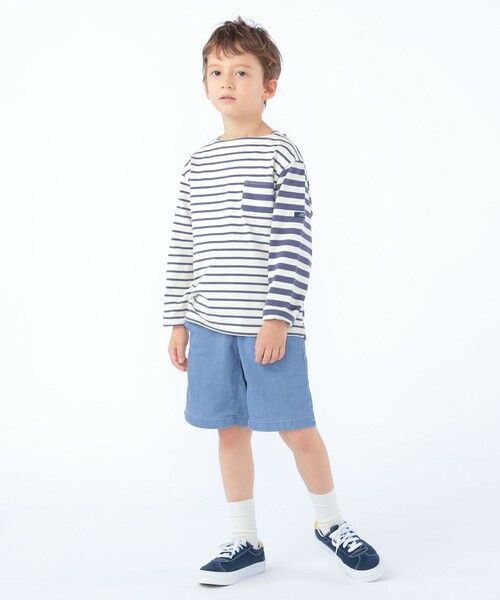 SHIPS / シップス Tシャツ | SHIPS KIDS:100〜130cm /クレイジーパターン ボーダー ロングスリーブ Tシャツ | 詳細6