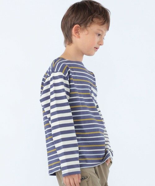SHIPS / シップス Tシャツ | SHIPS KIDS:100〜130cm /クレイジーパターン ボーダー ロングスリーブ Tシャツ | 詳細17