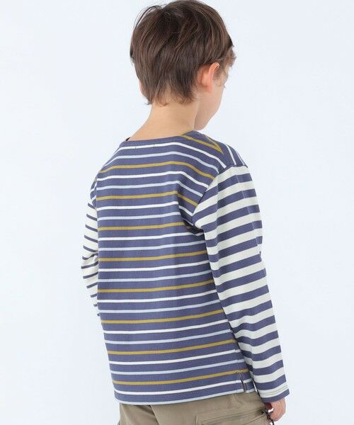 SHIPS / シップス Tシャツ | SHIPS KIDS:100〜130cm /クレイジーパターン ボーダー ロングスリーブ Tシャツ | 詳細18