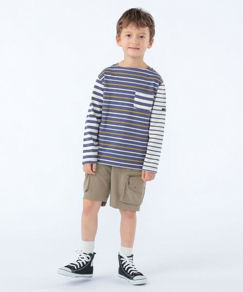 SHIPS / シップス Tシャツ | SHIPS KIDS:100〜130cm /クレイジーパターン ボーダー ロングスリーブ Tシャツ | 詳細20