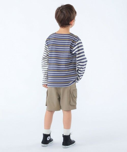 SHIPS / シップス Tシャツ | SHIPS KIDS:100〜130cm /クレイジーパターン ボーダー ロングスリーブ Tシャツ | 詳細23