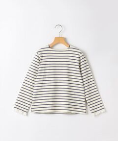 SHIPS / シップス Tシャツ | SHIPS KIDS:80〜90cm/コットンレース ボーダー ロングスリーブ Tシャツ