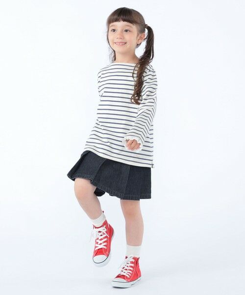 SHIPS / シップス Tシャツ | SHIPS KIDS:100〜130cm/コットンレース ボーダー ロングスリーブ Tシャツ | 詳細11