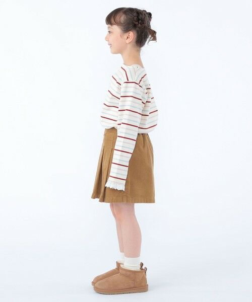 SHIPS / シップス Tシャツ | SHIPS KIDS:100〜130cm/コットンレース ボーダー ロングスリーブ Tシャツ | 詳細23
