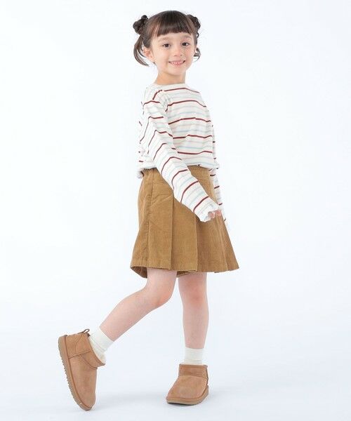 SHIPS / シップス Tシャツ | SHIPS KIDS:100〜130cm/コットンレース ボーダー ロングスリーブ Tシャツ | 詳細25