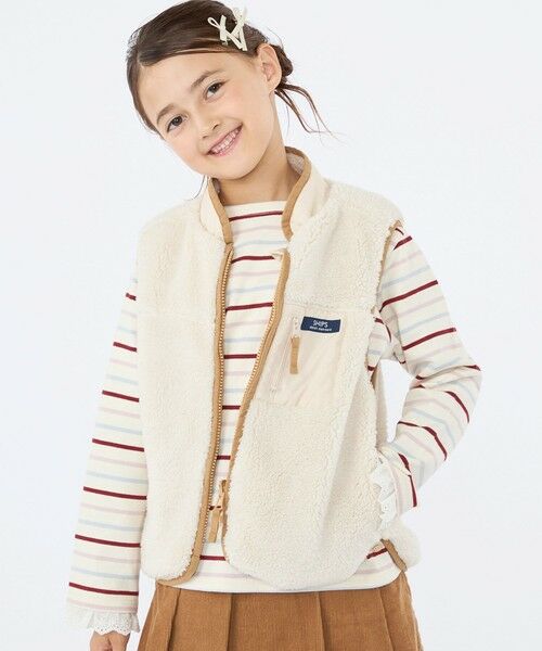 SHIPS / シップス Tシャツ | SHIPS KIDS:100〜130cm/コットンレース ボーダー ロングスリーブ Tシャツ | 詳細27