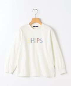 SHIPS / シップス カットソー | SHIPS KIDS:100〜130cm/ 刺繍 ロゴ ロングスリーブ Tシャツ