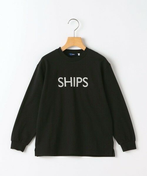 SHIPS / シップス カットソー | SHIPS KIDS:100〜130cm/ 刺繍 ロゴ ロングスリーブ Tシャツ | 詳細18