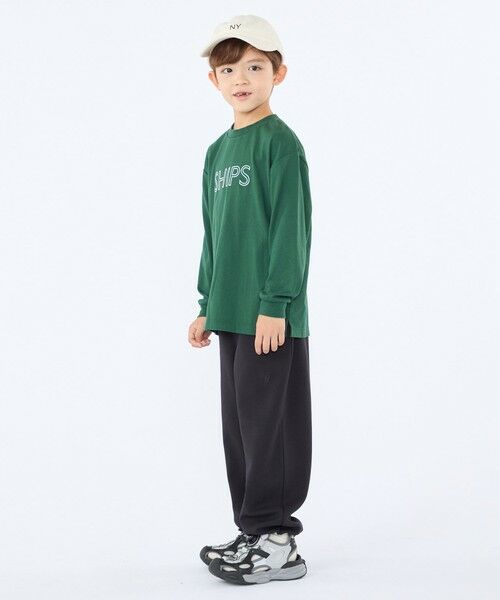 SHIPS / シップス カットソー | SHIPS KIDS:100〜130cm/ 刺繍 ロゴ ロングスリーブ Tシャツ | 詳細26
