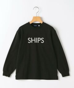 SHIPS / シップス カットソー | SHIPS KIDS:140〜160cm/ 刺繍 ロゴ ロングスリーブ Tシャツ