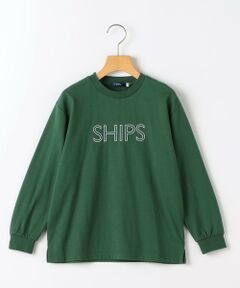 SHIPS / シップス カットソー | SHIPS KIDS:140〜160cm/ 刺繍 ロゴ ロングスリーブ Tシャツ