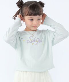 SHIPS / シップス カットソー | SHIPS KIDS:100〜130cm /フラワー ロゴ ロングスリーブ Tシャツ