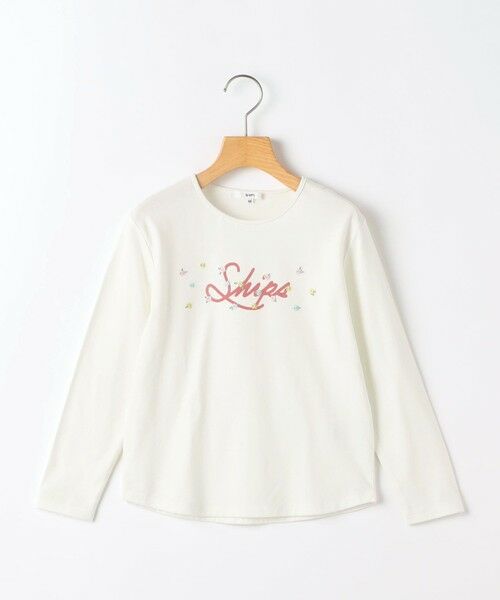 SHIPS / シップス カットソー | SHIPS KIDS:100〜130cm /フラワー ロゴ ロングスリーブ Tシャツ | 詳細11