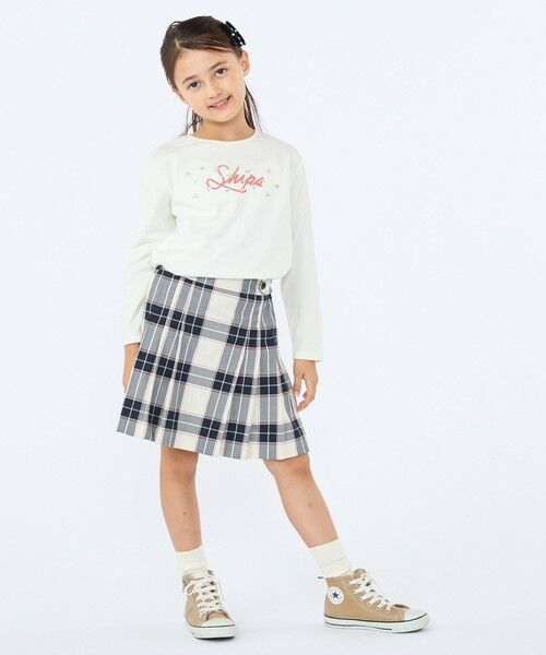 SHIPS / シップス カットソー | SHIPS KIDS:100〜130cm /フラワー ロゴ ロングスリーブ Tシャツ | 詳細4