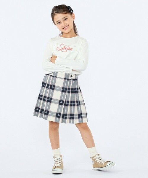 SHIPS / シップス カットソー | SHIPS KIDS:100〜130cm /フラワー ロゴ ロングスリーブ Tシャツ | 詳細6