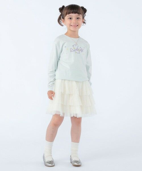 SHIPS / シップス カットソー | SHIPS KIDS:100〜130cm /フラワー ロゴ ロングスリーブ Tシャツ | 詳細10