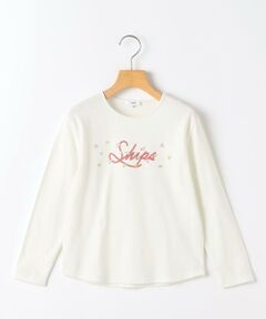 SHIPS / シップス カットソー | SHIPS KIDS:140〜150cm /フラワー ロゴ ロングスリーブ Tシャツ