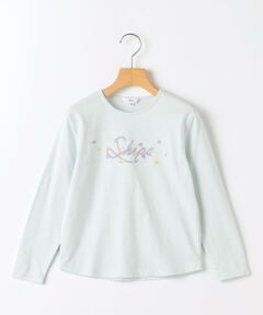 SHIPS / シップス カットソー | SHIPS KIDS:140〜150cm /フラワー ロゴ ロングスリーブ Tシャツ
