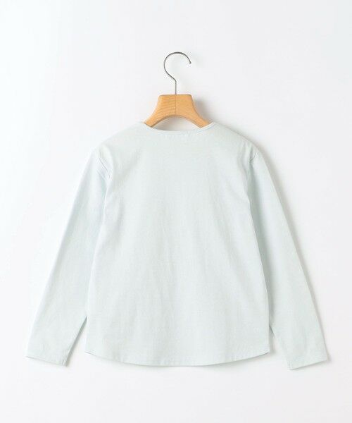 SHIPS / シップス カットソー | SHIPS KIDS:140〜150cm /フラワー ロゴ ロングスリーブ Tシャツ | 詳細3