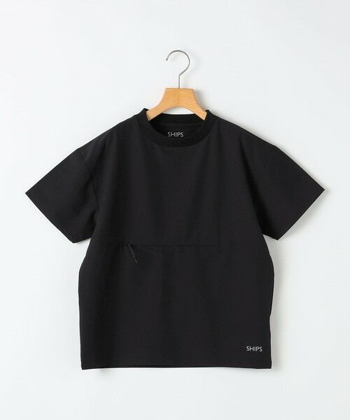 SHIPS / シップス Tシャツ | SHIPS KIDS:140〜160cm /〈多機能〉ファンクション Tシャツ（ブラック）